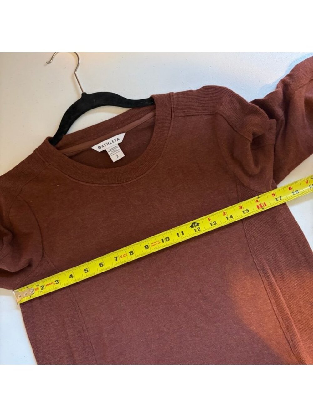 Athleta Balance Long Sleeve Sweater Dress Pockets Soft size Small Loungewear - Picture 11 of 11